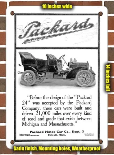 

Металлический знак-1906 Packard 24 Tourer - 10x14 дюймов