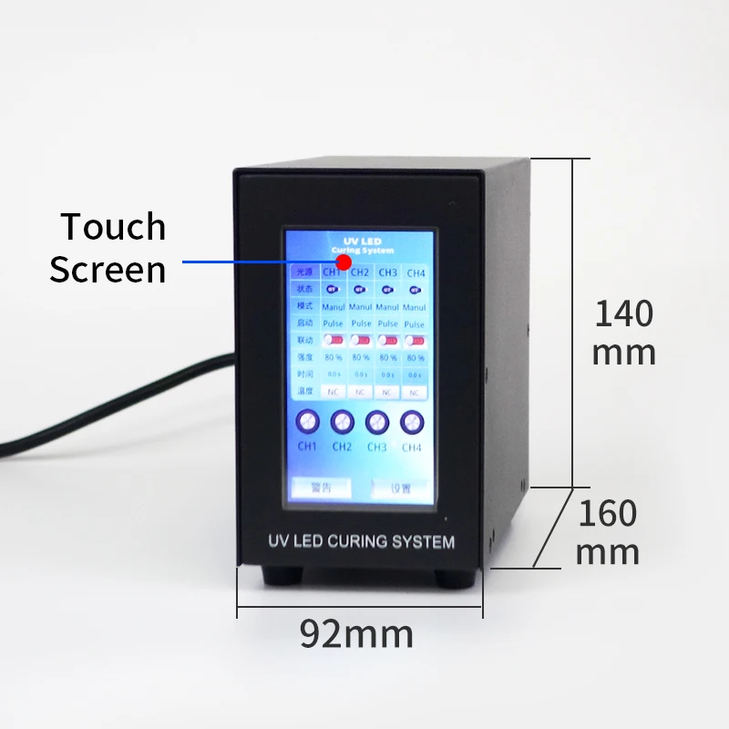 UV Ultra Violet Spot Curing System LED Spot Type UV Curing Machine 4-Channel