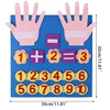 Kids Montessori Felt Finger Numbers Math Toys Children Counting Preschool Early  Learning Educational Board For Toddlers 4