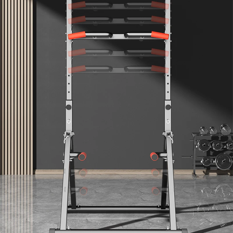 Folding Horizontal Bar Multi-functional Indoor Home Courtyard Steel Pipe Telescopic Pull-up Without Punching Fitness Rack