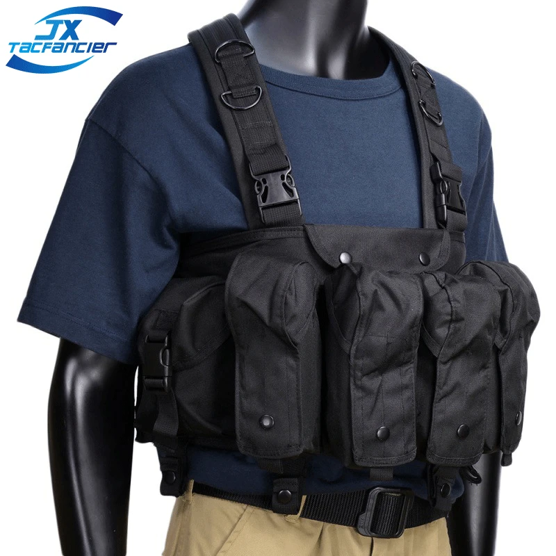 

Tactical Multi Functional Pouches Vest Outdoor Sports Molle Gilet Camouflage Training Equipment Combat Vest Hunting Accessories
