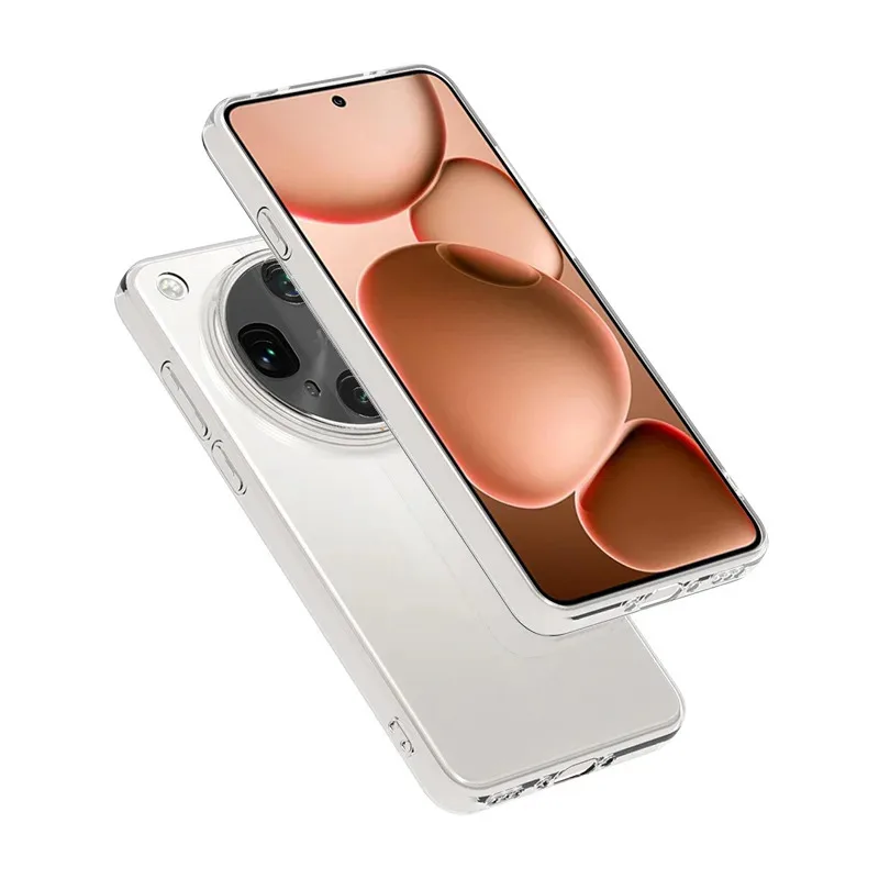Clear Transparent Soft TPU Phone Case - Simple Slim Design