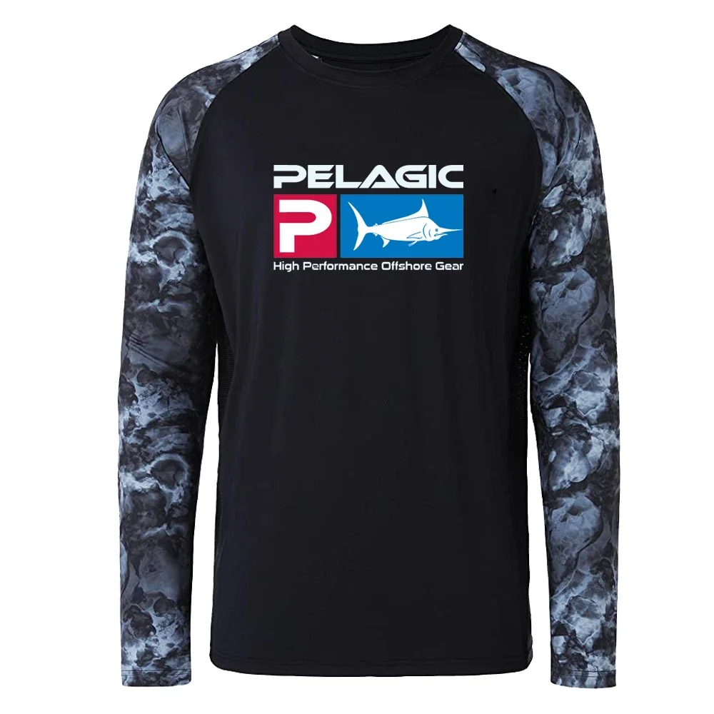 

2024 Fishing Shirts Long Sleeve Fishing Clothing Man Outdoor Summer UPF 50 Moisture Wicking Jersey Uv Protection Apparel
