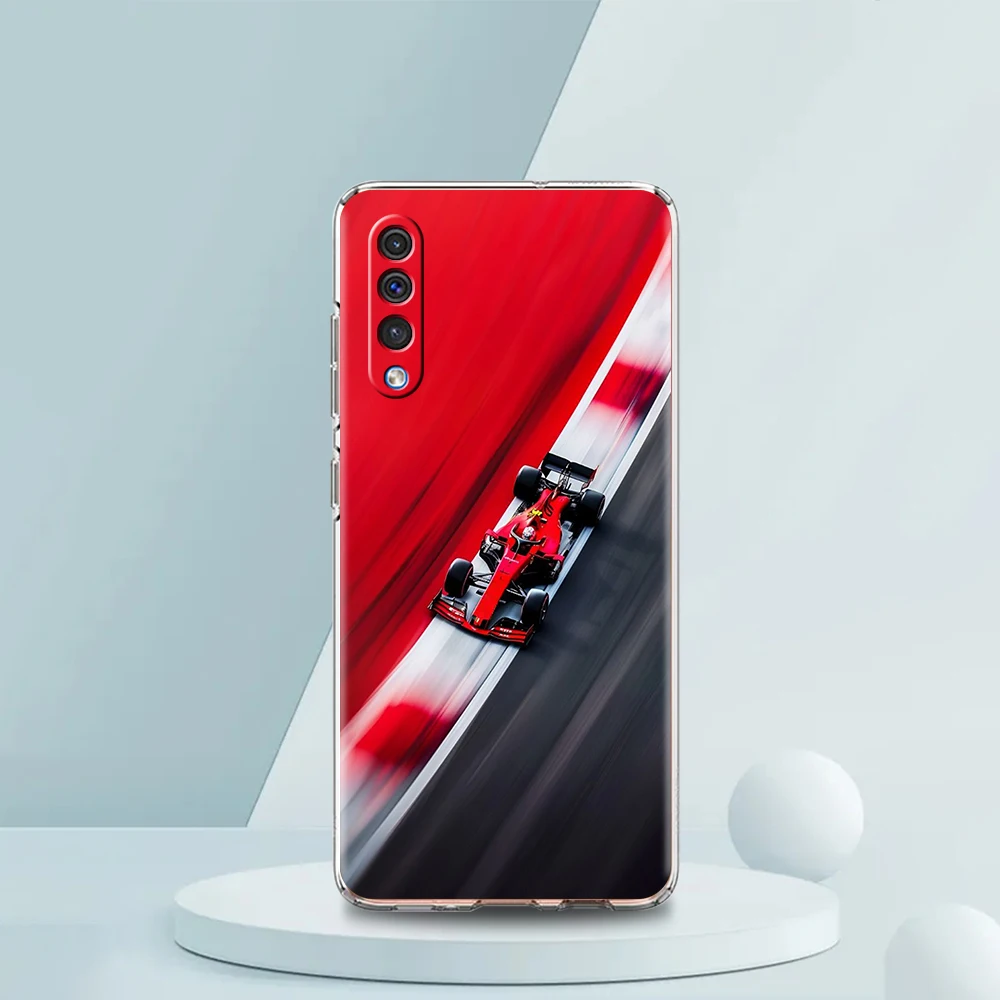 Transparent Phone Case with Nurburgring F1 Circuit Pattern - Soft TPU Cover