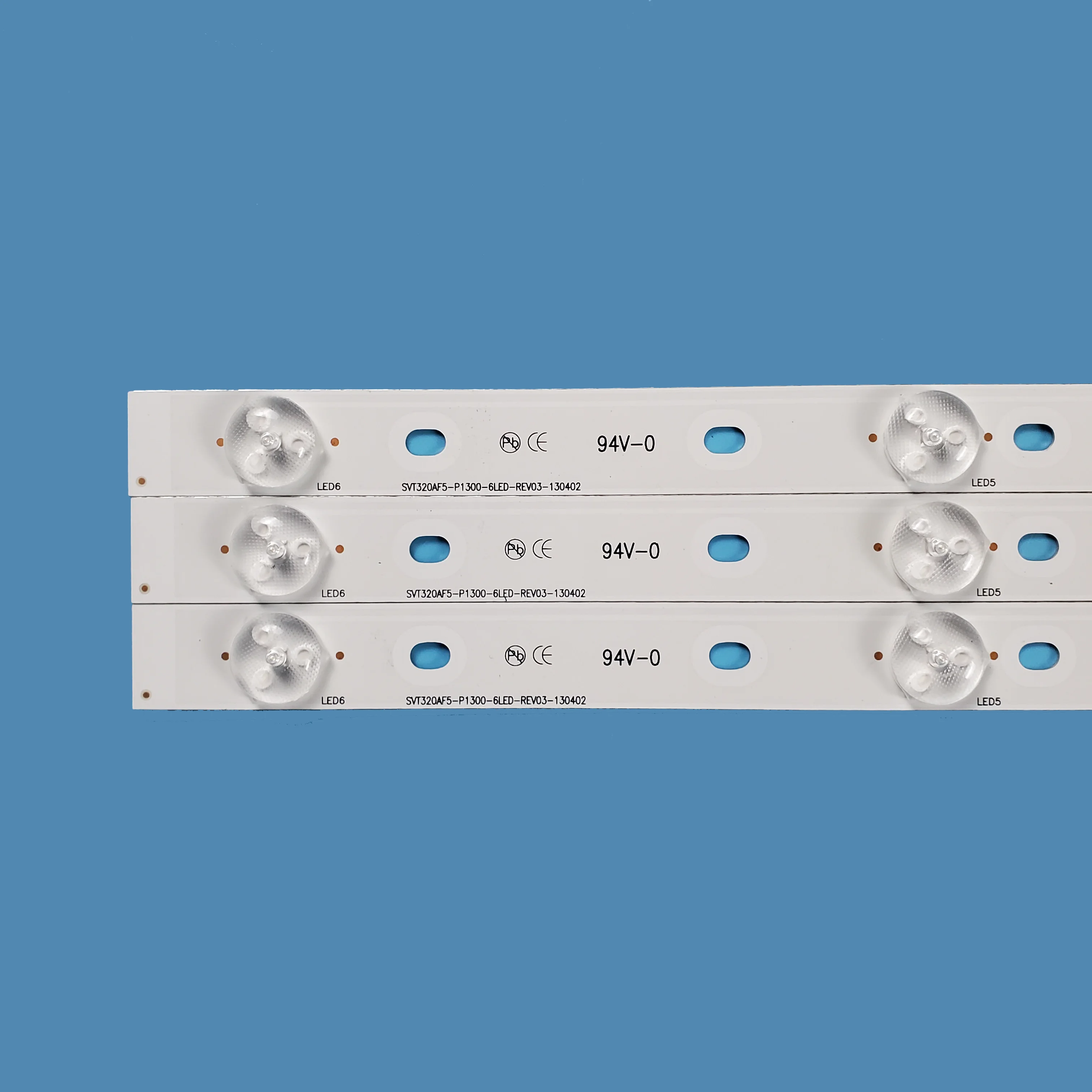 6Led 3 Pz 32 Pollici Tv Svt320Af5-P1300-6Led-Rev03 Per Toshiba 32 Pollici Tv Led Retroilluminazione Striscia Tl315Xs24-L/Lc320Dxe Sf R1