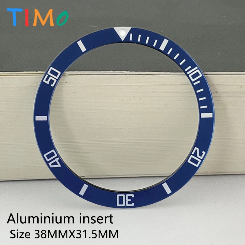Premium 38x31.5mm Aluminum Bezel Insert