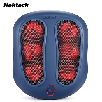 Nekteck Foot Massager with Heat Shiatsu Health Care Therapy Relax Infrared Heating Body Massager Heat Deep Muscles Kneading 1