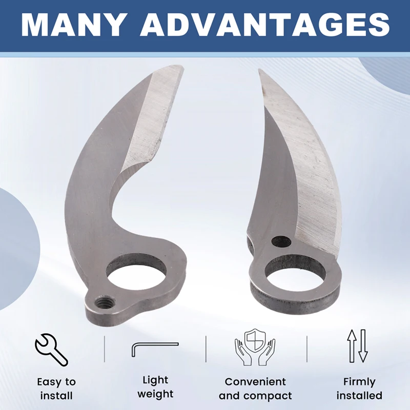 Replaceable Blades  For Pruning Shear Scissor Spare Blade Electric Shears Parts SK5 (Bone Scissor Blades) 2