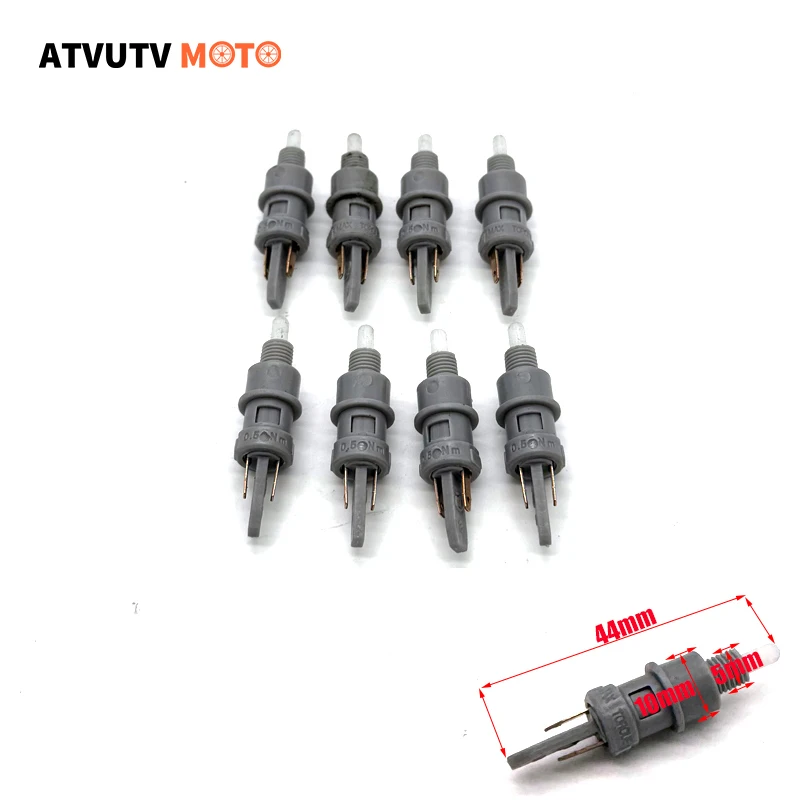 1/2/4/8 Uds 6mm Universal interruptor de embrague de freno de motocicleta luz trasera delantera enchufe de luz trasera de freno