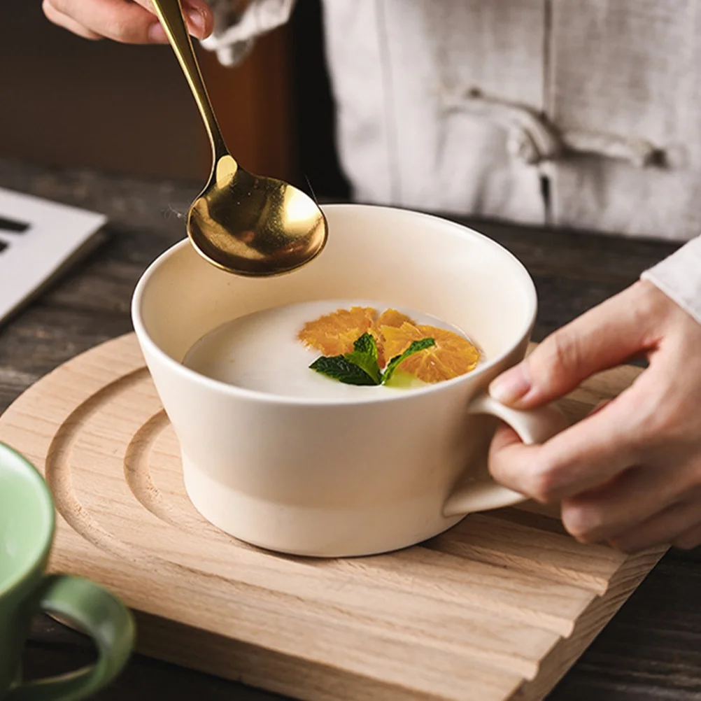 

320ml Simple Ceramic Coffee Cup Drinking Breakfast Milk Oatmeal Green Glass Water Mug Coffee+mugs Ceramics Desktop Household