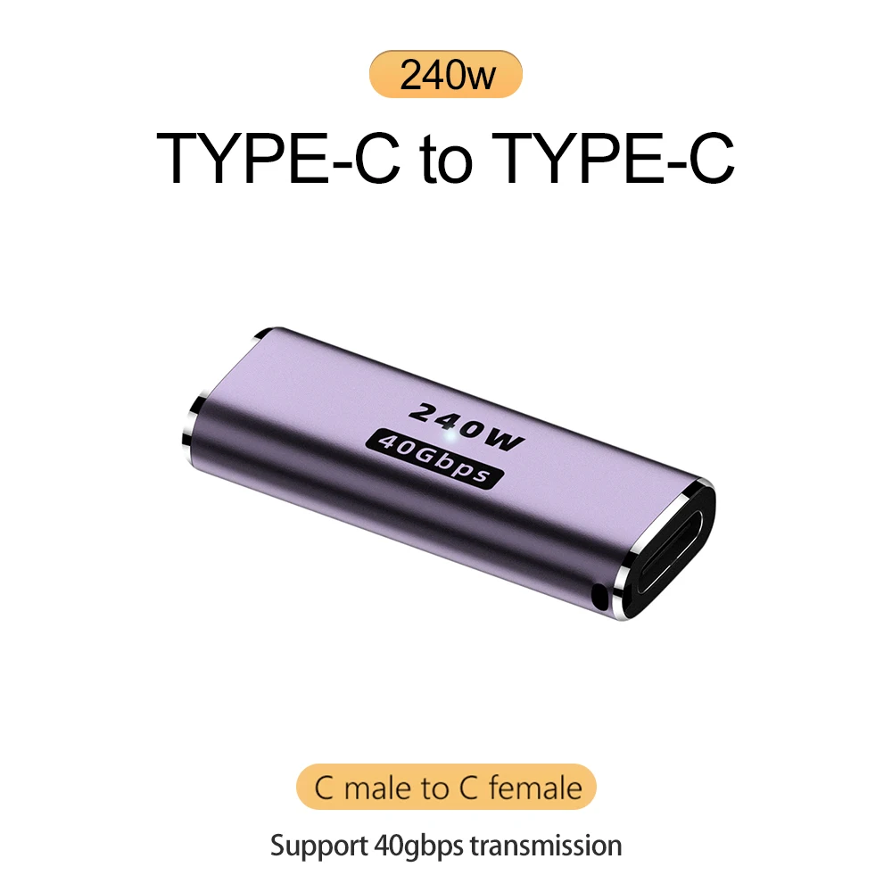 ตัวเลือกสินค้า อะแดปเตอร์ชาร์จเร็ว Type-C OTG รองรับ USB4.0 40Gbps