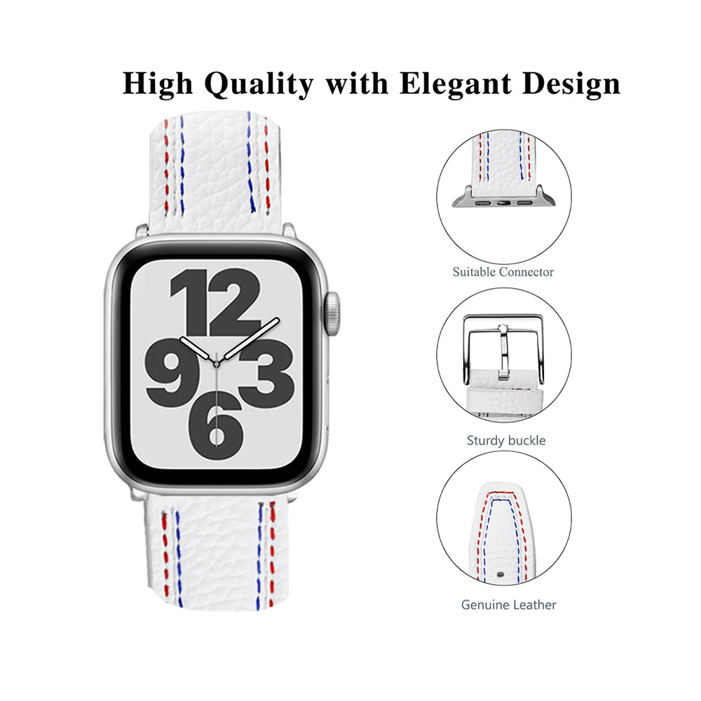 NewLeather Ʈ 8 7  45mm 41mm   Ʈ iwatch 6 5 4 SE 44mm 40mm ø 3 42mm 38mm Correa