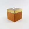 High-end Fashion Lleather Metal Stainless Steel Draw Type Tissue Box Household Living Room Kitchen Restaurant Hotel Draw Box 5