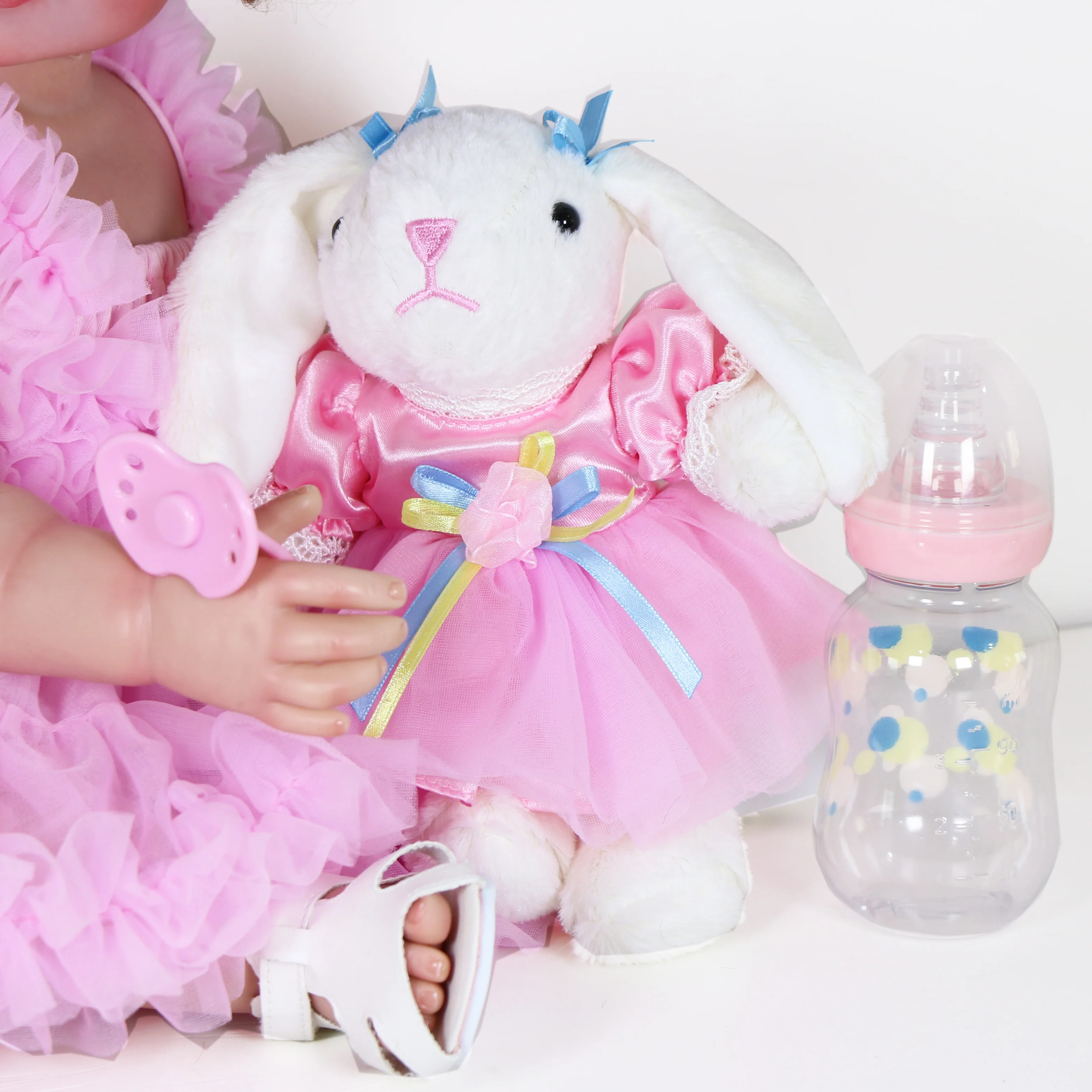 Reborn Toddler Girl Doll -22 inch Happy Dance with 3D Painted Skin Visible Veins and Soft Full Vinyl with Rooted Hair/Christmas 2