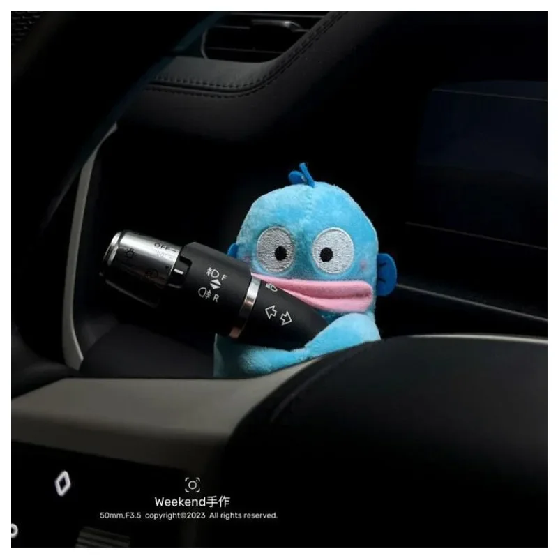 

Cartoon Sanrioed Hangyodon Plush Doll Car Wiper Turn Signal Decorative Accessories Kawaii Auto Interior Accessories Girl Gift