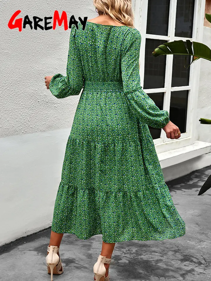 Robe Trapèze Esprit Taille 36 - Bleu/rouge/vert, Col Bateau, Micro-mini (occasion)
