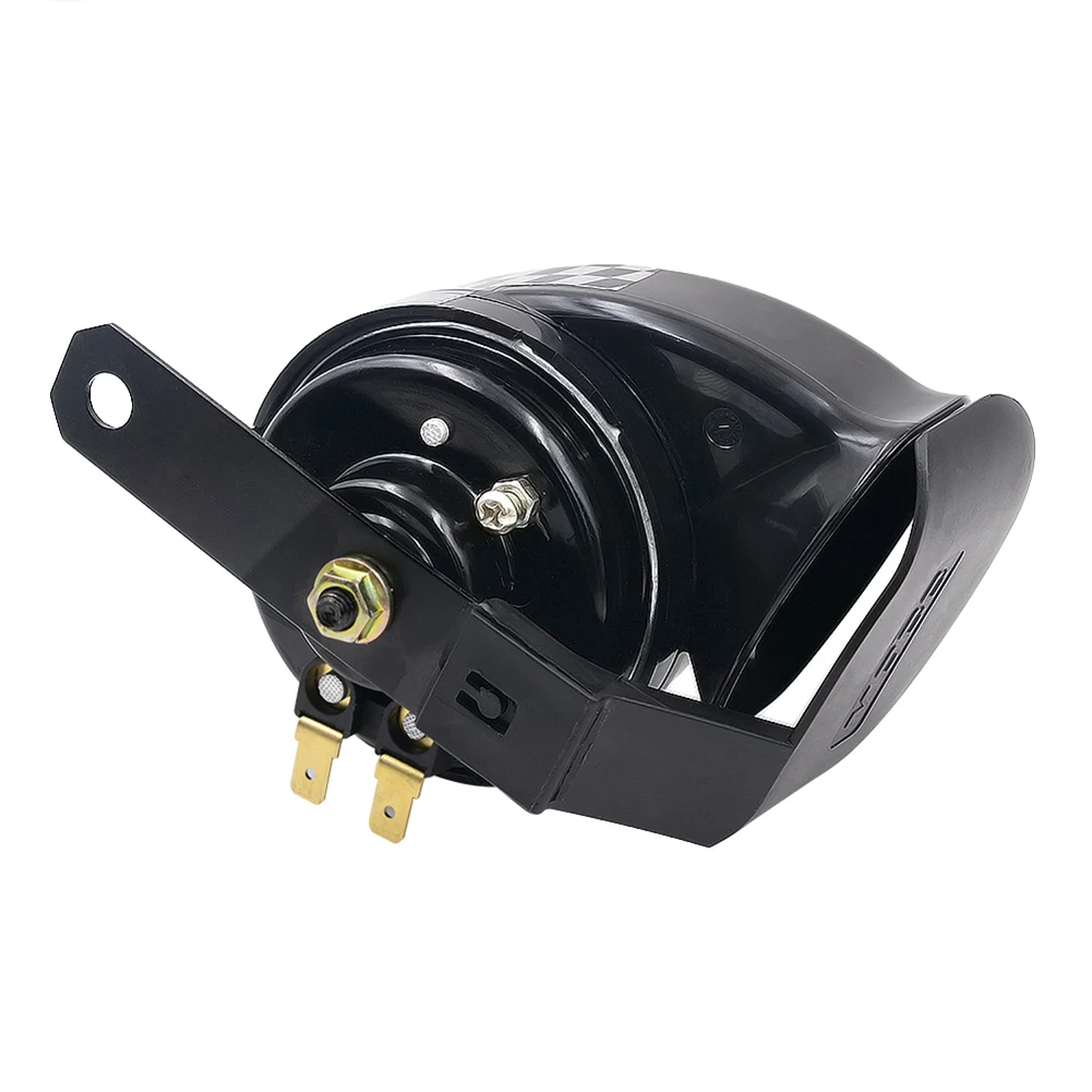 12V Snail Air Horn Loud Universal Motorcycel Horn 130dB 510hz Electric Snail Horn for Motorcycle Car for Motorbike Truck Vehicle
