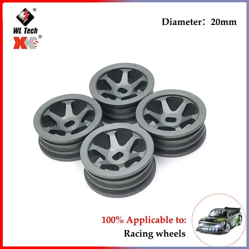 4PCS/lot 27mm Hex Monster Truck Wheel Tires for Wltoys 284131 K969 K989 1/28 Off Road RC Car Upgrade Parts K989-53 Trx4