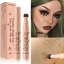 Freckle Pen Waterproof Natural Simulation Fake Spot Makeup Tool Lasting Waterproof Face Dot Spot Pen Eyeliner Korean Cosmetics