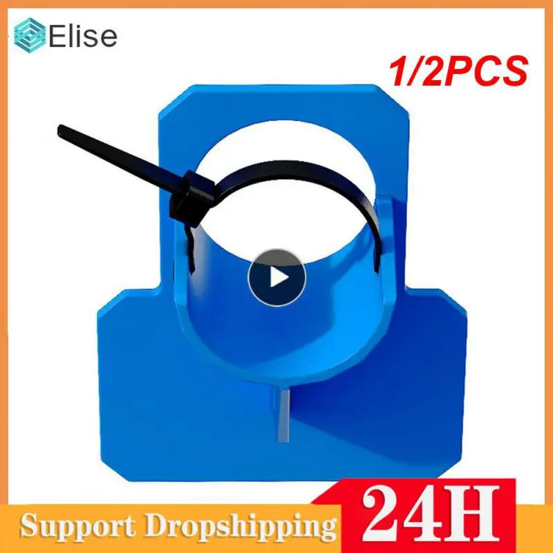 

1/2PCS 30-38mm Swimming Pool Pipe Holder Hose Bracket Mount Supports Pipes for Above Ground Hose Outlet with Cable Tie