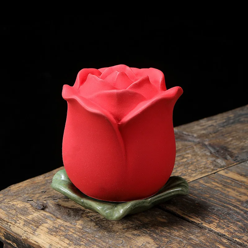 

Ceramic Cremation Urns for Human Ashes, Pet Urns, Small Animal Urn, Memorial Funeral Container, Coffin Box, Rose Flower
