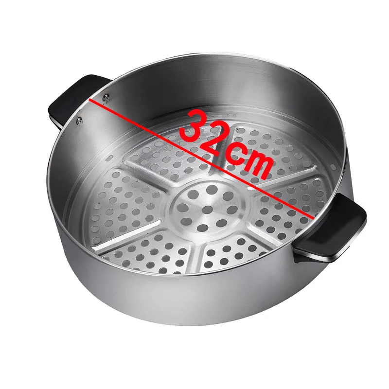 New Electric Steamer Multi-function Household Large Capacity Steam Pot Two-layer Cage