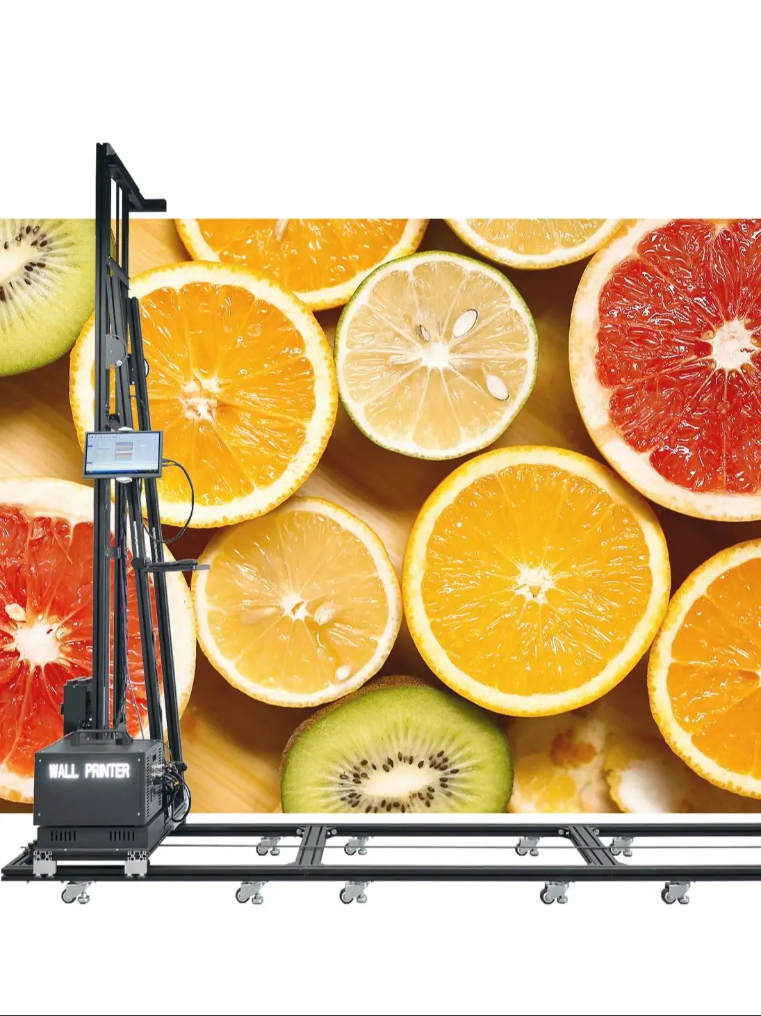 Wheels epson type&ensp;and&ensp;rails type 2 in 1&ensp;floor&ensp;and&ensp;wall&ensp;printing machine