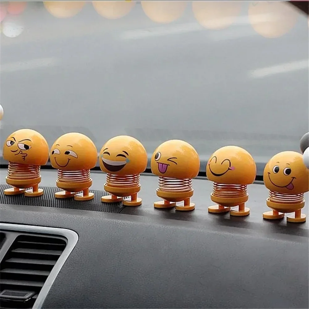 Funny Shaking Head Doll Car Small Ornaments Cute Car Accessories Interior Trims Creative Toys Decoration Accessories Car Decoration Accessories Car Figurine Ornament