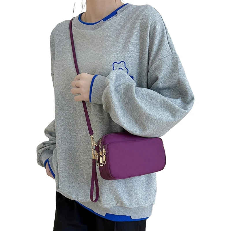 2023 Fashion Bag Small Square Bags Trendy Bag Shoulder Bags Girl Women Splashproof Crossbody Bag Solid Color Phone Bag