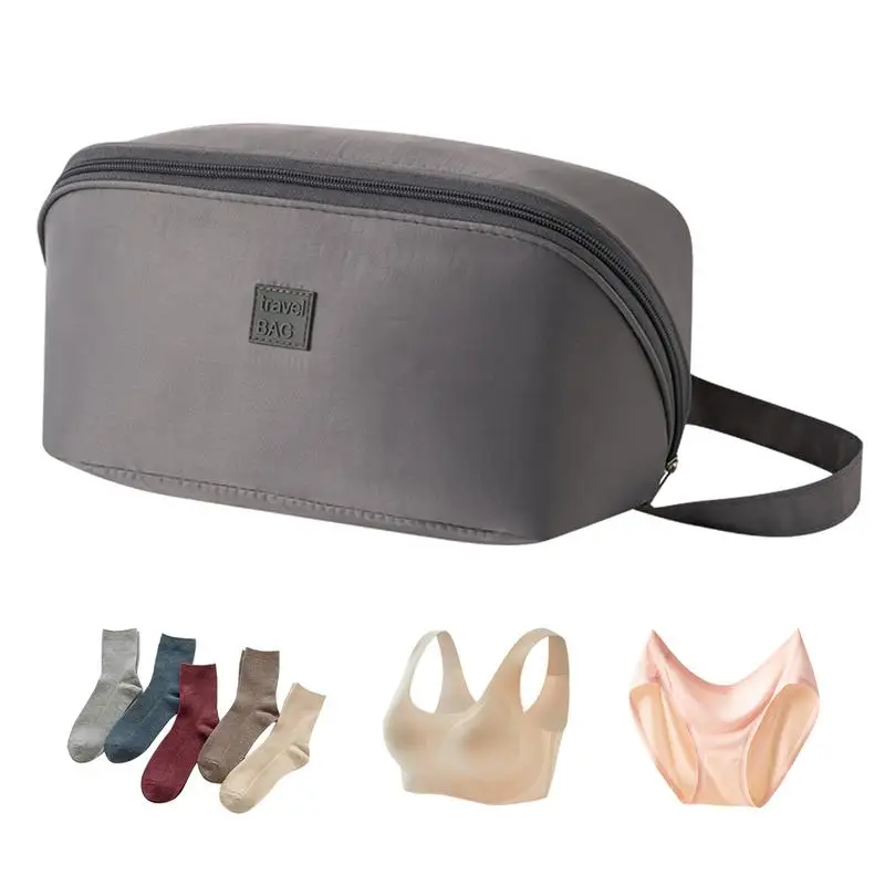 

Travel Packing Organizers Breathable Storage Bag For Underwear Travelling Organizers With Zipper Closure For Bra Underwear