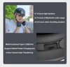 Bike Sport Helmet with Built-in Camera,Quick Release Visor By Magnetic Point,Smart Taillight with Turn Signal,Bluetooth Calling 5