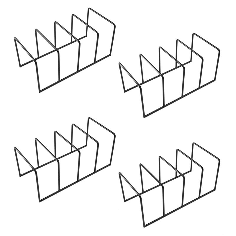 

Металлическая виниловая полка для витринных пластинок, 4 шт.