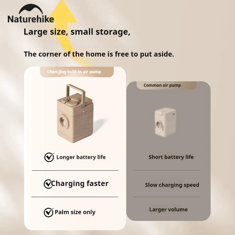 Naturehike Automatic Air Mattress 1-3 Person Thickened Home Built In Pump Sleeping Bed Camping Outdoor Travel Inflatable Mat C25 inflatable mattress camping mattress