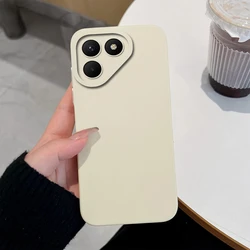 Luxury Shockproof Phone Cases - Stylish Solid Color Liquid Silicone, High Quality Anti - Slip Protective Covers for Tecno Pova 7 4G (TYW000)
