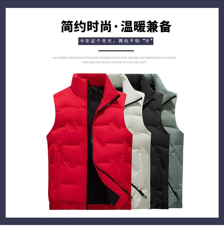 Winter Down Vest Back View