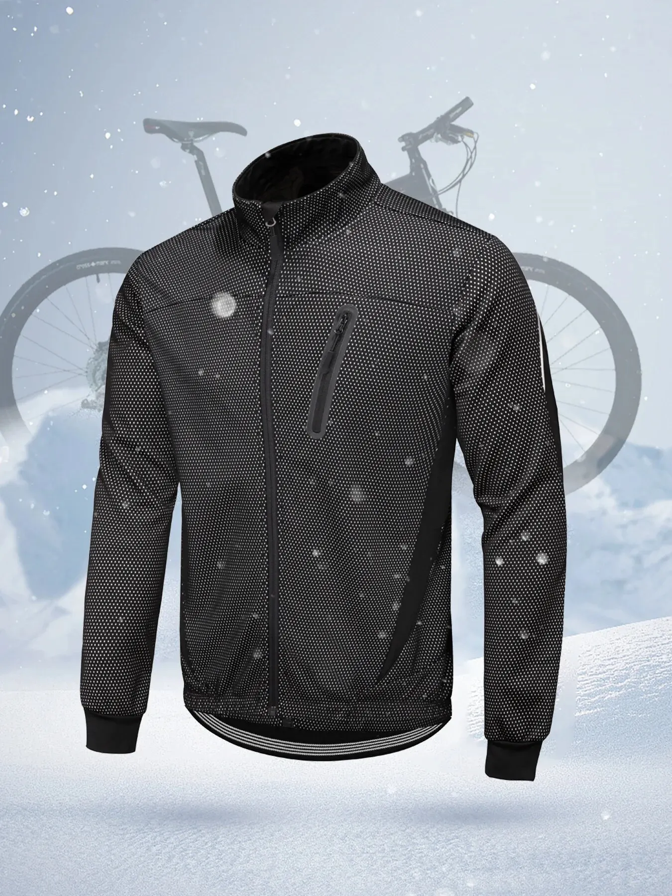 Cycling Jacket Cycling Clothes Warm Cycling Sports Coat Windproof Rain Heavy Jacket For Men