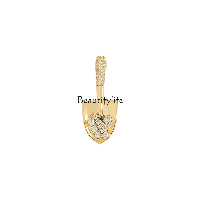 

Design Sense Niche Shining Diamond Brooch Exquisite High-Grade Anti-Exposure Accessories