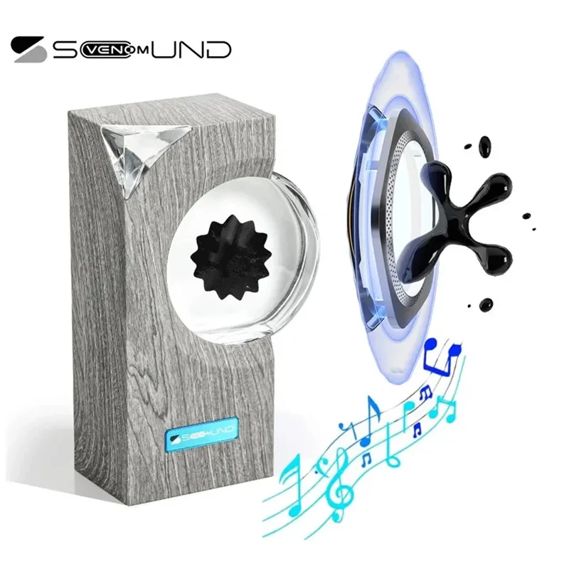 

Magnetic Fluid Pickup Portable Visual Venom Music Rhythm Light HIFI Bluetooth Speaker Motion Sensor Exquisite Desktop Decoration