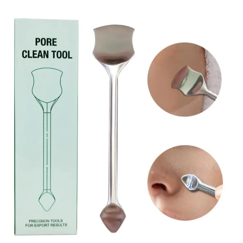 

Stainless Steel Double Headed Acne Blackhead Remover Cleaner Blemish Spot Extractor Pore Cleaner Skin Care Tool Makeup Kits