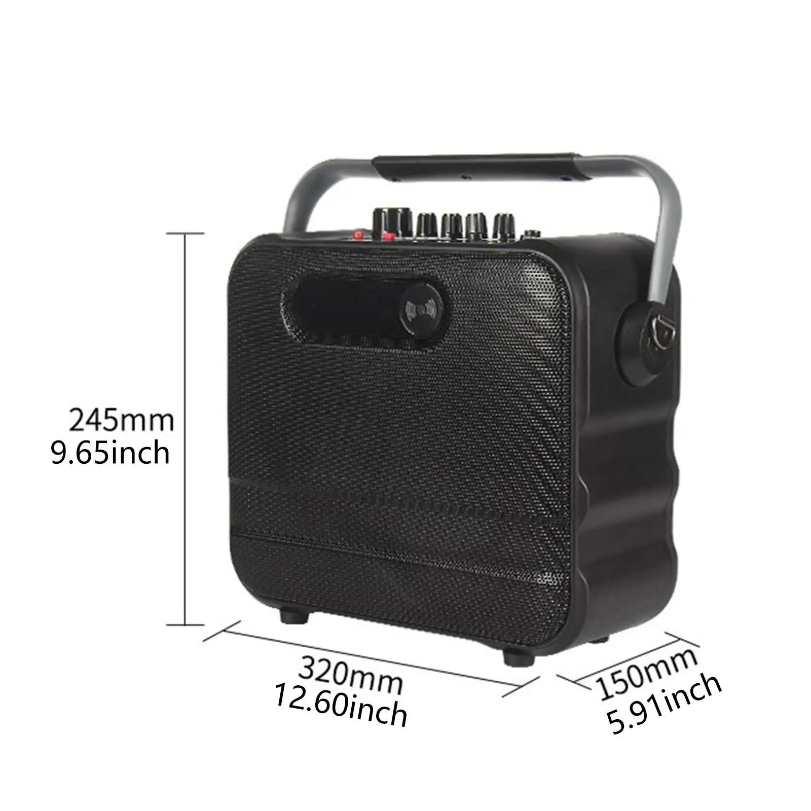 Karaoke Speaker and 2 Head Mounted Microphones for Girls Boys Indoor Adults