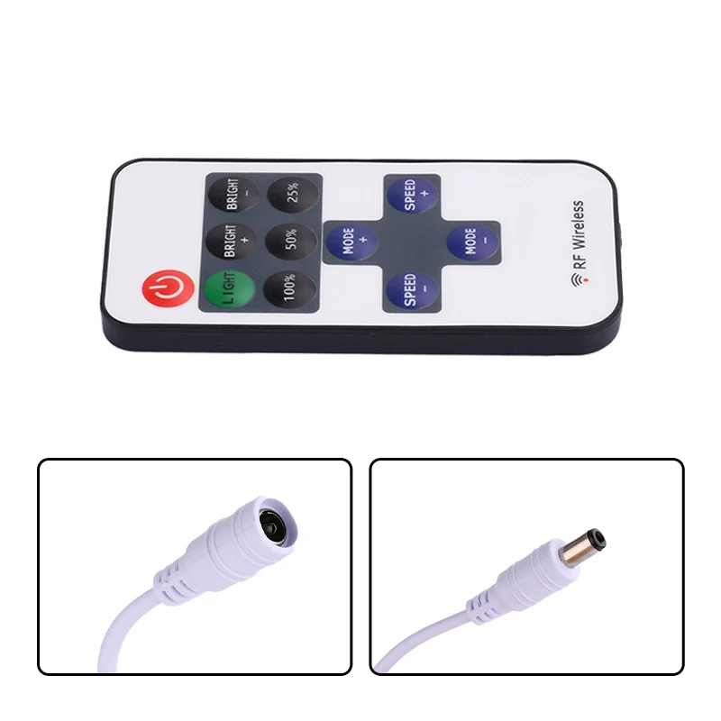 Smart LED Strip Light Mini 9/11Keys Dimmer Controller DC5-24V RF Wireless Remote