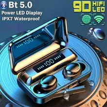 

Wireless Earbuds Touch LED Digital Display Noise Reduction Stereo Sports Waterproof Bluetooth-Compatible 5.0 Earbuds