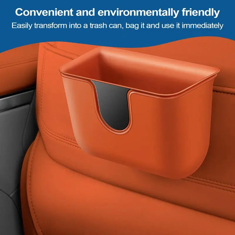 Car Trash Can Multi-functional Car Seat Back Door Hanging Storage Bucket Automotive internal Storage Bucket