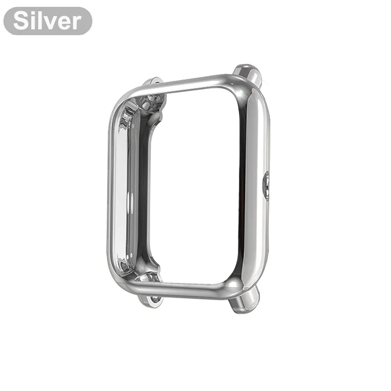 Durable TPU Smartwatch Case with Screen Protector and Bumper Cover