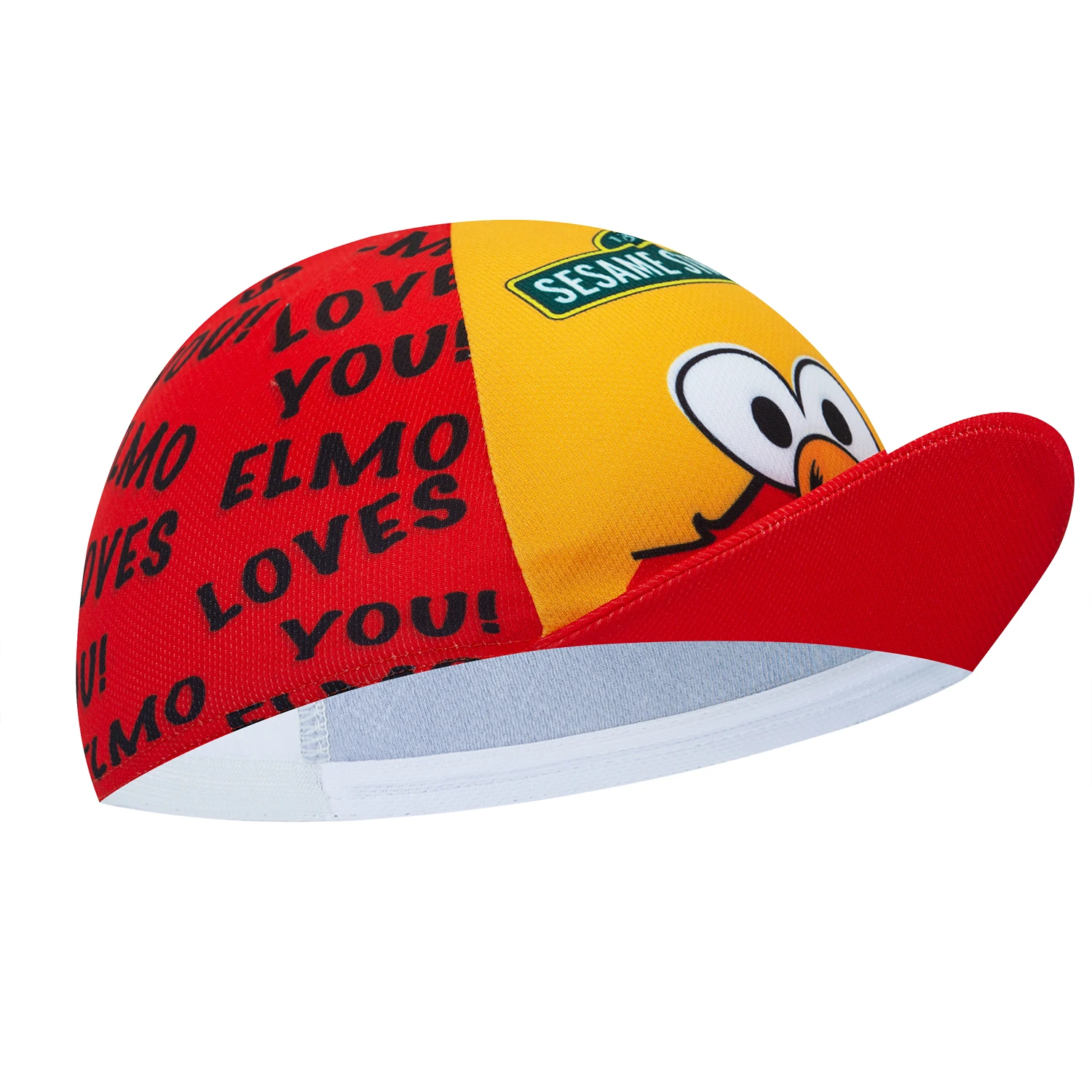 New Cartoon Men&Women Blue&Red&Yellow Cycling Caps Funny Summer Breathable Quick Dry Bicycle Hats 6 Style 4