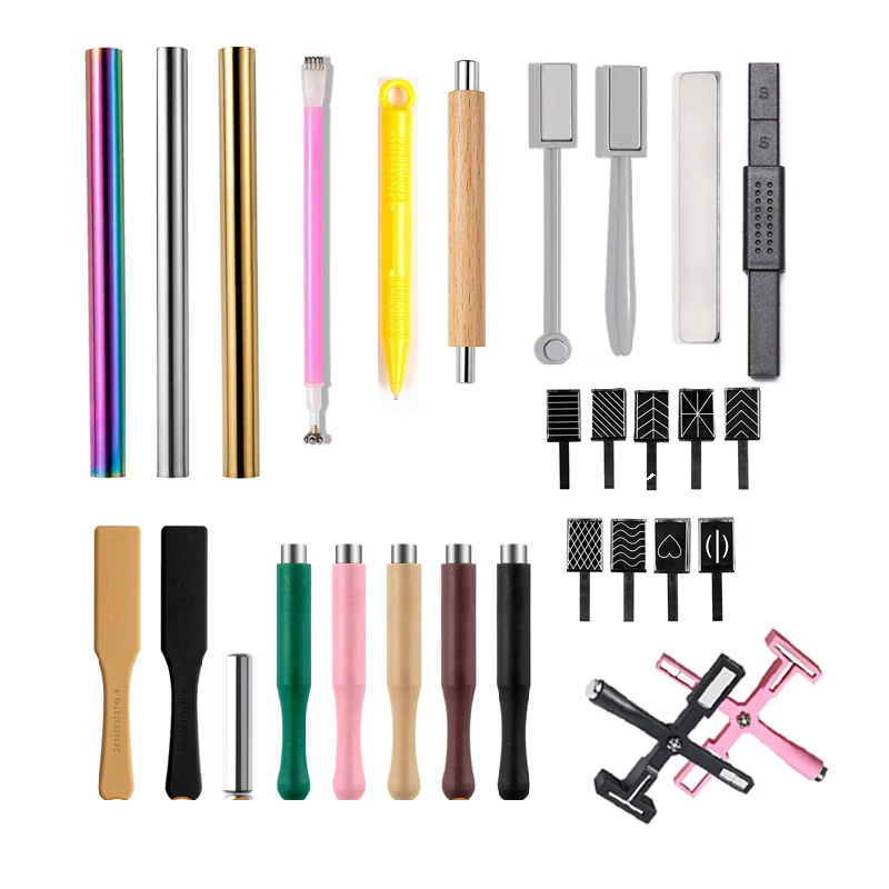 Double Head Nail Cat Eye Magnetic Rod stick Powerful Magnet Suitable for cat eye gel polish nail art Decoration tools NAB051