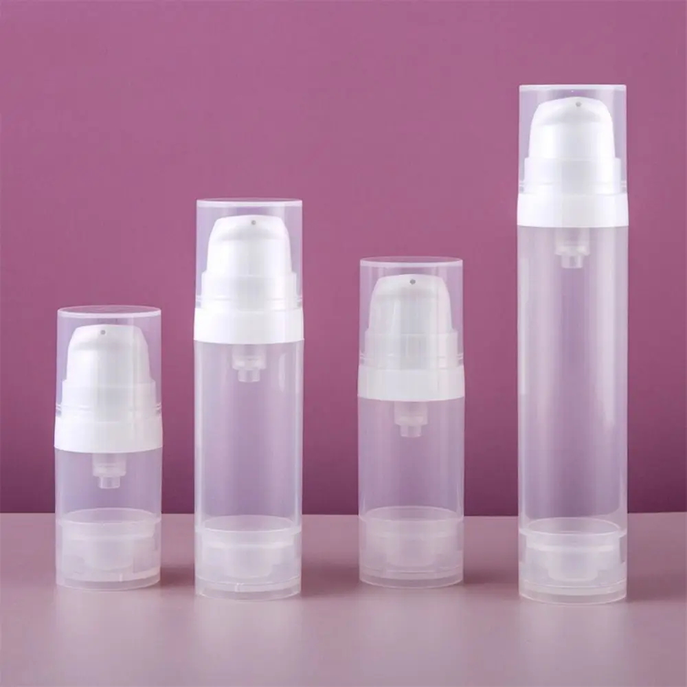 

5/10/15/25ml Vacuum Lotion Bottle Plastic Cosmetic Bottle Travel Liquid Bottles Transparent Airless Pump Toiletries Container