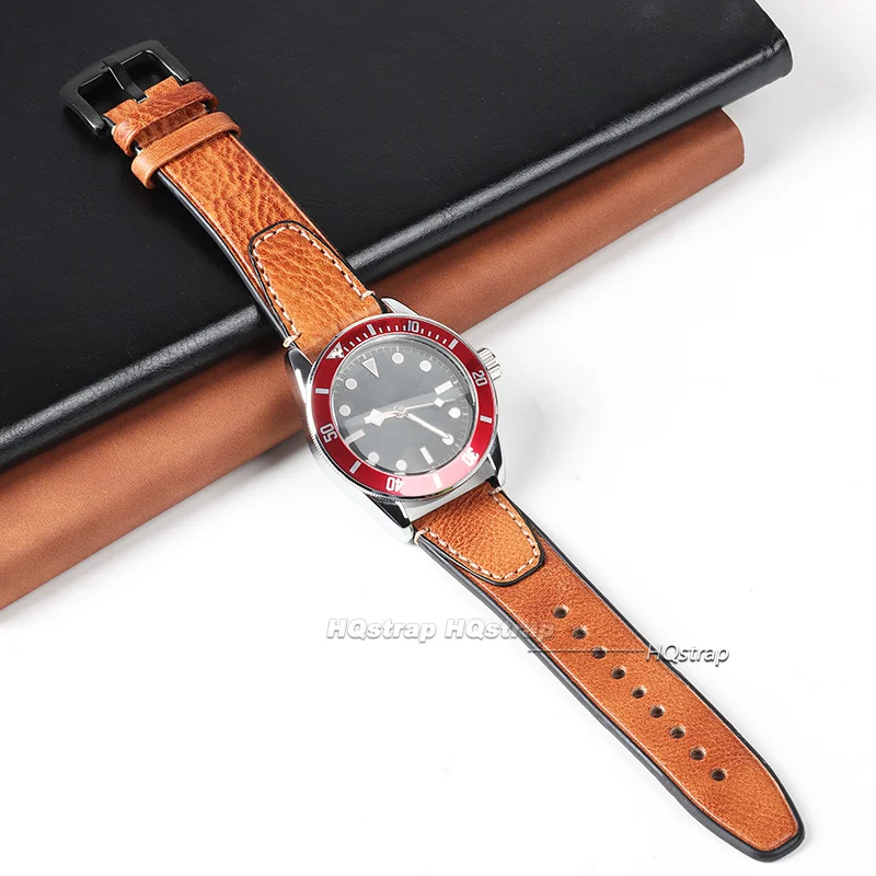 Vintage-Inspired Leather Watchband