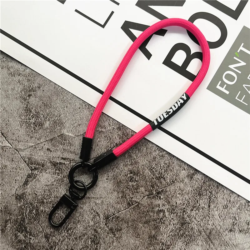 Versatile Metal Keychain with Lanyard Strap