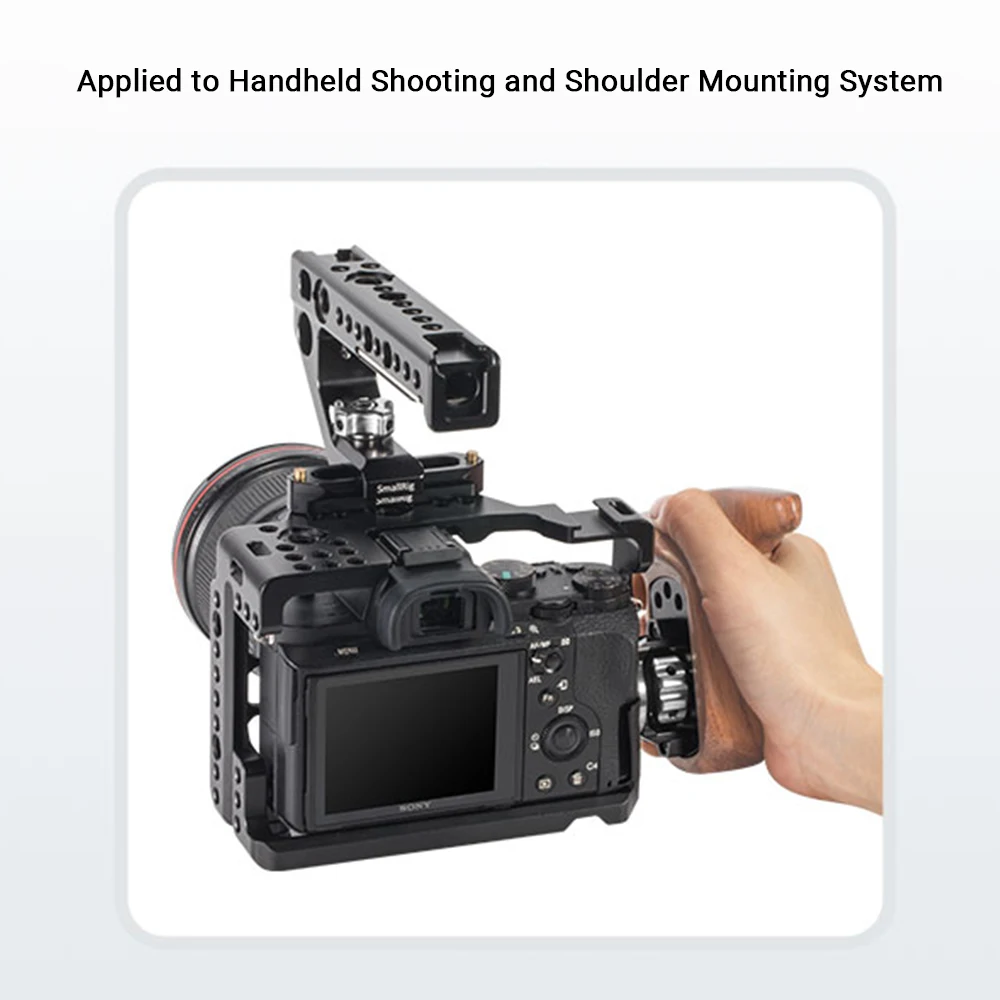 Camera Rig SmallRig Right Side Rosette Wooden Handle For Shoulder